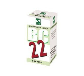 Buy 3 Pack of Bio Combination 22 for Scrofula- Schwabe Homeopathy online for USD 27.99 at alldesineeds