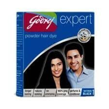 Buy 6 Sachets Godrej Expert Powder Hair Dye 3 gms each online for USD 8.32 at alldesineeds