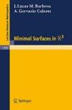 Minimal Surfaces In R 3 By J. Lucas M. Barbosa, PB ISBN13: 9783540164913 ISBN10: 354016491X for USD 43.32