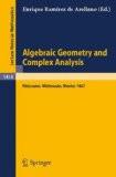 Algebraic Geometry And Complex Analysis By Enrique Ramirez de Arellano, PB ISBN13: 9783540521754 ISBN10: 3540521755 for USD 43.38