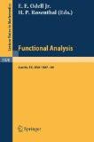 Functional Analysis 1470 By Edward E. Jr. Odell, PB ISBN13: 9783540542063 ISBN10: 354054206X for USD 43.38