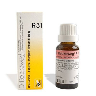 Dr. Reckeweg R31 – apetite, blood supply, strong liver (22 ml each) - alldesineeds
