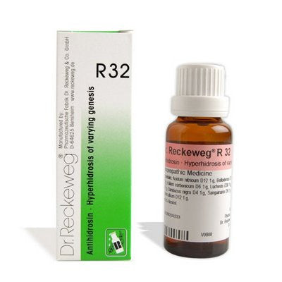 Dr. Reckeweg R32 – Hyperhidrosis of varying genesis (22 ml each) - alldesineeds