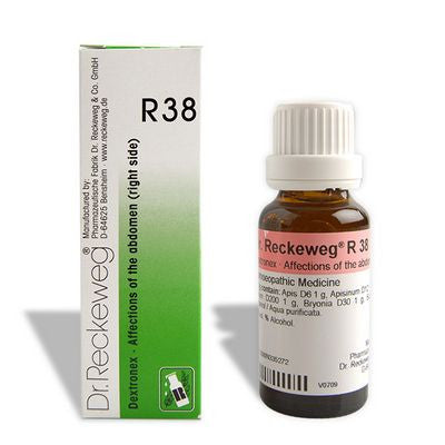 Dr. Reckeweg R38 for affections of the abdomen, Right side - alldesineeds