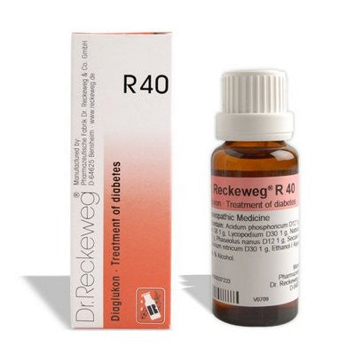 Dr. Reckeweg R40 for treatment of Diabetes - alldesineeds
