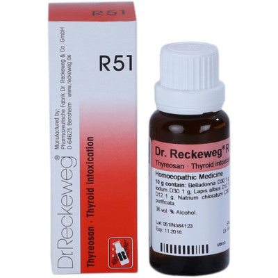 Dr. Reckeweg R51 for Thyroid Intoxication - alldesineeds