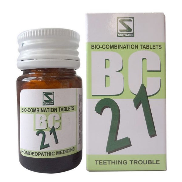 Schwabe Homeopathy Bio Combination 21 Teething Troubles tablets 20gm - alldesineeds