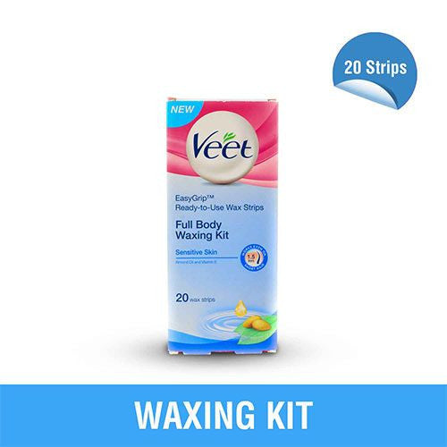 Buy VEET Waxing Kit Full Body - Sensitive 20 Strips online for USD 11.38 at alldesineeds