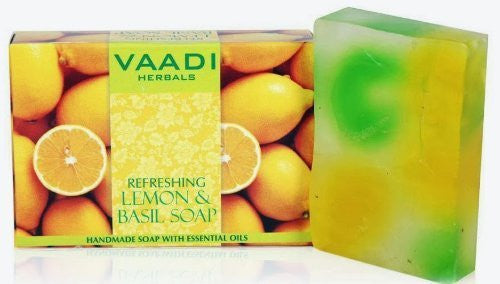 Buy Vaadi Herbals Refreshing Soap - Lemon & Basil 75g online for USD 9.89 at alldesineeds