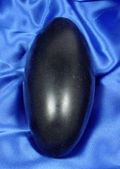Rare Large Black Shiva Lingam Approx 6 ins
