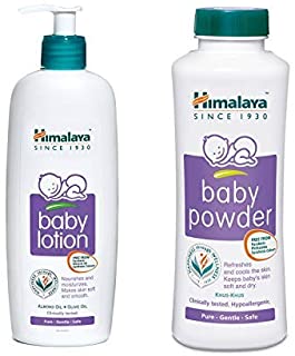 Himalaya Baby Care Combo Powder 400ml and Baby Lotion 400ml