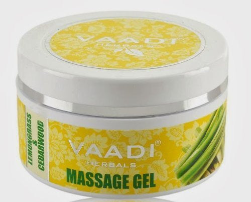 Buy Vaadi Herbals Massage Gel Lemongrass & Cedarwood 50ml online for USD 13.85 at alldesineeds