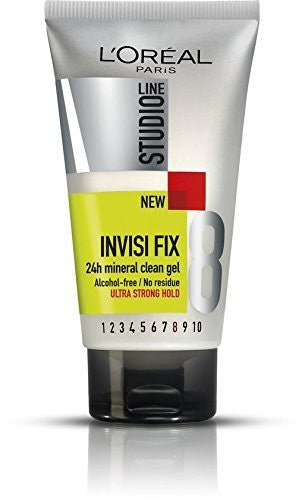 Buy LOREAL STUDIO LINE INVISI FIX 24H clear & clean gel 8 150 mL online for USD 16.57 at alldesineeds