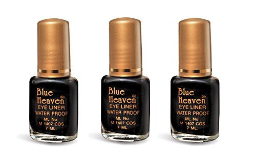 Buy Blue Heaven Regular Eyeliner(Set of 3) 21 ml(Black) online for USD 12.21 at alldesineeds
