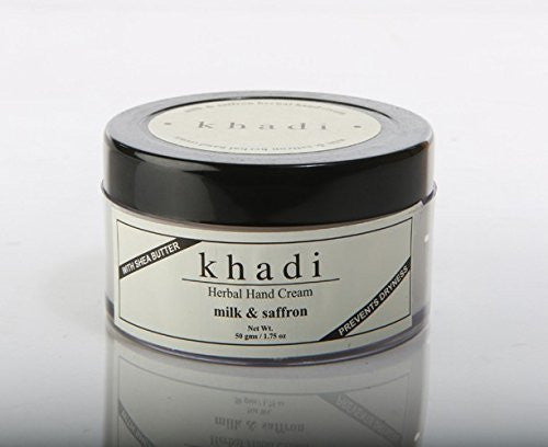 2 x Khadi Milk & Saffron Hand Cream 50 gms each (Total 100 gms) - alldesineeds