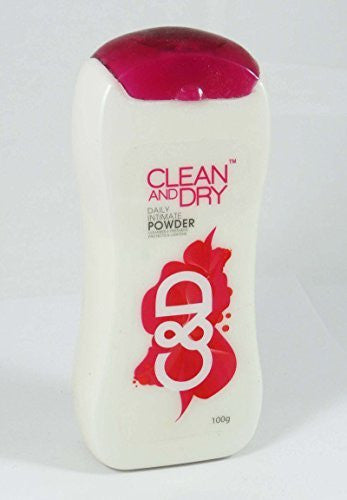 Buy Clean And Dry Daily Intimate Powder Cleanses & Freshens Protects, Lightens-100G online for USD 12.17 at alldesineeds