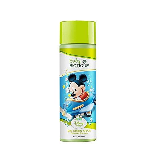 Bio Disney Mickey Baby Tear Proof Shampoo, Green Apple (190ml)