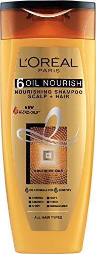 Buy L'Oreal Paris Hex 6 Oil Shampoo, 360ml online for USD 15.38 at alldesineeds