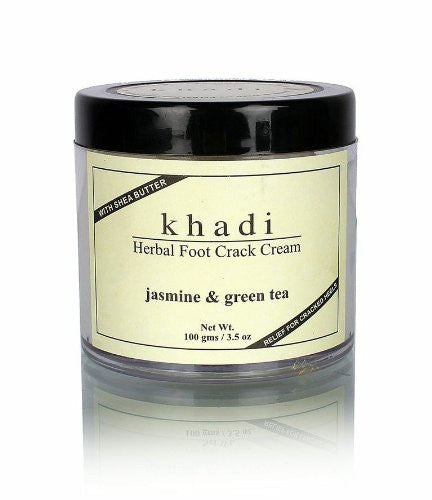 2 x Khadi Jasmine and Green Tea Herbal Foot Crack Cream 50 gms each (Total 100 - alldesineeds