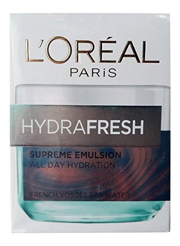Buy L'Oreal Paris Hydrafresh Supreme Emulsion, 50ml online for USD 14.52 at alldesineeds