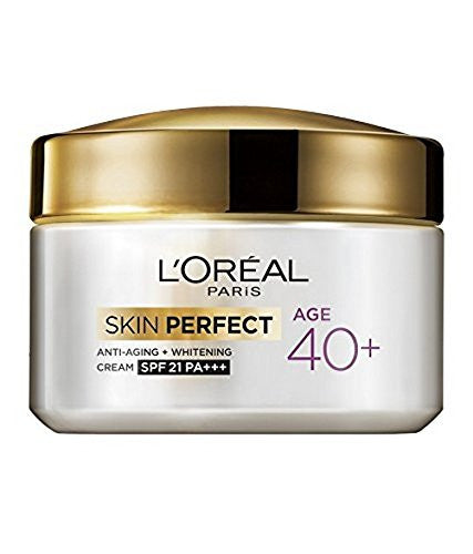 Buy L'Oreal Paris Perfect Skin 40+ Day Cream, 50g online for USD 17.8 at alldesineeds