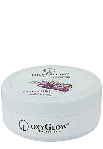 Buy 2 Pack Oxyglow Saffron and Gold Vit E Massage Cream, 100gms each online for USD 13.9 at alldesineeds