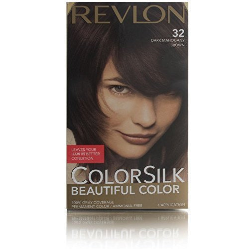 Buy Revlon Colorsilk Haircolor 32 Mahogany Brown 3 Rb By Revlon, 100g online for USD 19.85 at alldesineeds