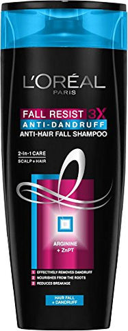 Buy L'Oreal Paris Fall Resist 3X anti-Dandruff Anti-Hair Fall Shampoo, 175ml online for USD 9.86 at alldesineeds