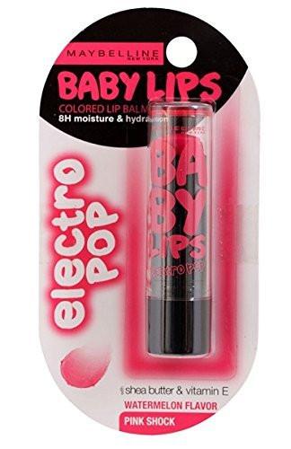 Buy 2 Pack Maybelline New York Baby Lips Electro, Pink Shock, 3.5gms each online for USD 10.2 at alldesineeds