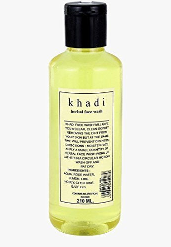 Buy 5 X Khadi Herbal Face Wash (210 Ml) Pack of 5 online for USD 85.17 at alldesineeds