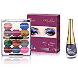 BLUE HEAVEN 12x1 Fashion Eye Shadow & Sparkeling Eyeliner 12 Combo.