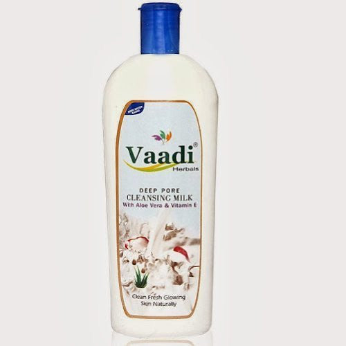 Buy Vaadi Herbals Aloe Vera Deep-Pore Cleansing Milk 3x110ml online for USD 15.83 at alldesineeds