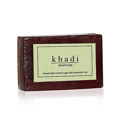 Buy Khadi - Handmade Herbal Soap Almond - 125g online for USD 9.43 at alldesineeds