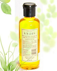 Buy 2 LOT X Khadi Face And Body Massage Oil With Sandalwood & Almond Oil (210 ml) online for USD 44.6 at alldesineeds