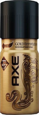 3 X Axe Deodorant - Gold Temptation Bodyspray 150 Ml (Pack of 3)- Styledivahub - alldesineeds
