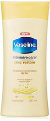 Buy 3 X Vaseline Intensive Care Deep Restore Dry Skin, 300ml(pack of 3) online for USD 56.33 at alldesineeds