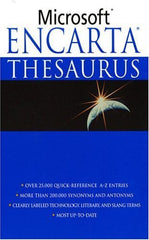 Buy Microsoft Encarta Thesaurus [Jul 14, 2002] Microsoft online for USD 18.87 at alldesineeds