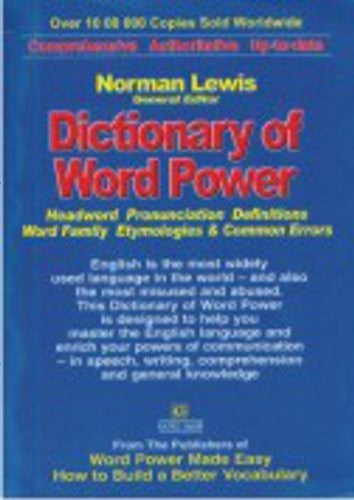 Buy Dictionary Of Word Power [Paperback] NORMAN LEWIS online for USD 25.4 at alldesineeds