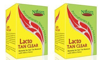 Buy Nature's Lacto Tan Clear - Remedy For Sun Tan Removal 2 x 40 g online for USD 9.95 at alldesineeds