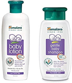 Himalaya Baby Care Combo, Lotion 400ml and Baby Shampoo 200ml