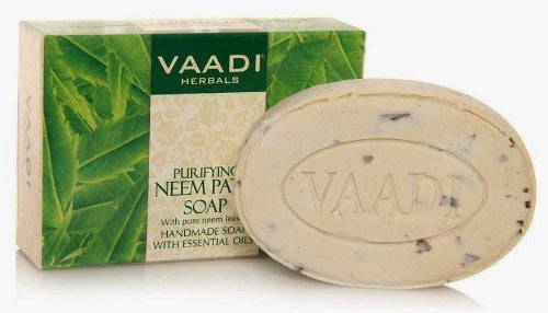 Buy Vaadi Herbals Purifying Neem Patti Soap 6x75g online for USD 13.85 at alldesineeds