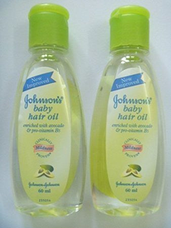 Buy 2 X Johnson's Baby Hair OIL Non Greasy Avocado Pro-vitamin B5 Soft Mild 60ml online for USD 22.44 at alldesineeds