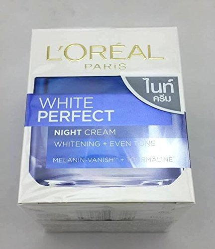 Buy L'Oreal White Perfect Fairness Revealing Soothing Night Cream - 50ml online for USD 15.8 at alldesineeds
