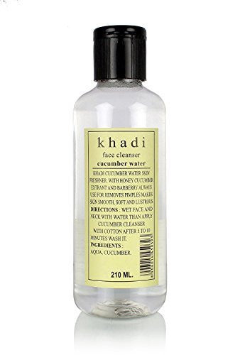 Buy 2 X Khadi Natural Cucumber Water -Toner, 210ml each online for USD 39.11 at alldesineeds