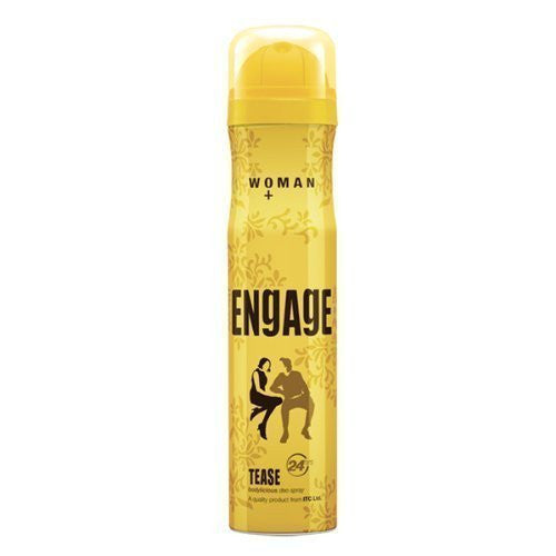 Buy Pack of 2 Engage Woman Deodorant Tease, 150ml each (Total 300 ml) online for USD 25.44 at alldesineeds