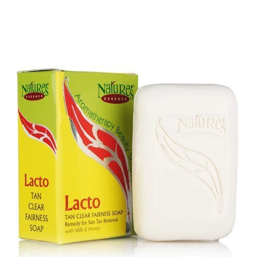 Buy Nature's Essence Lacto Tan Clear Fairness Soap 75g online for USD 10.88 at alldesineeds
