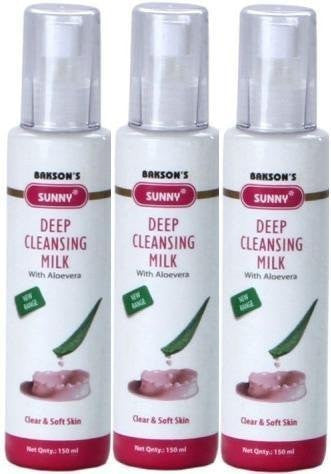 Baksons Deep Cleansing Milk Lotion Pack Of 3 by Baksons - alldesineeds