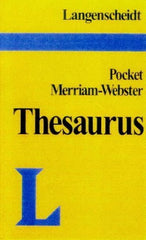 Buy Pocket MerriamWebster Thesaurus [Paperback] [Jan 01, 1998] Langenscheidt online for USD 21.27 at alldesineeds