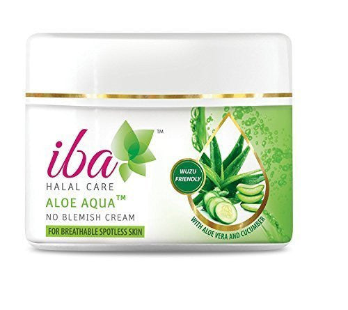 Buy Pack of 2 Iba Halal Care Aloe Aqua No Blemish Cream, 50gms each (Total 100 gms) online for USD 11 at alldesineeds