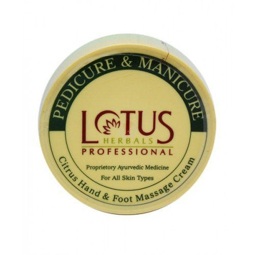 Lotus Professional Pedicure and Manicure Citrus Hand &Foot Cream,250gm - alldesineeds